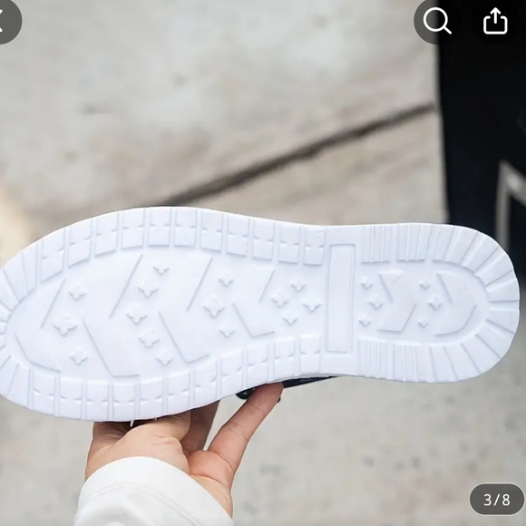 #515Women's Halloween Pumpkin Lightweight Canvas Slip on Shoes. Size: 7.5 - Picture 3 of 5